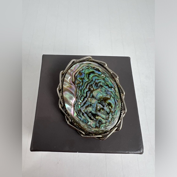 Vintage Abalone Brooch - Picture 6 of 6